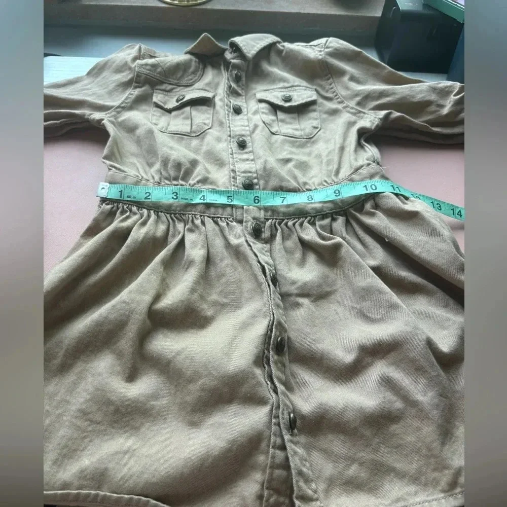 Khaki Ralph Lauren Shirt Dress size 5